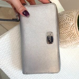 Michael Kors Silver Wallet